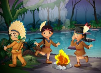Indianer Party Logo